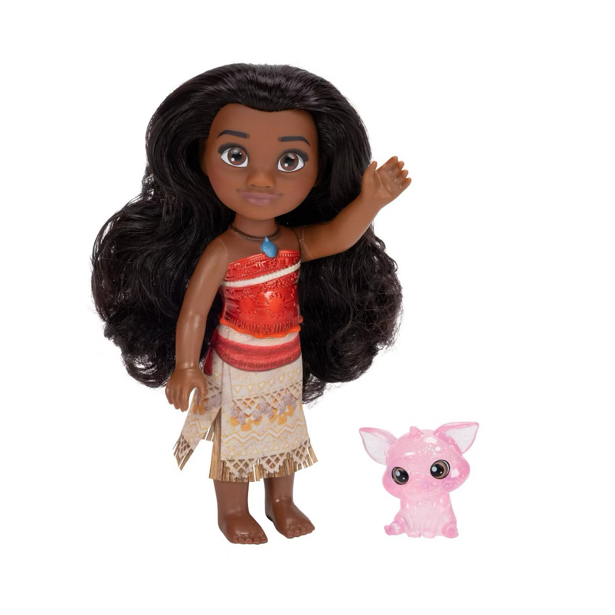 Disney Princess 6" Petite Moana Fashion Doll + Pua Toy