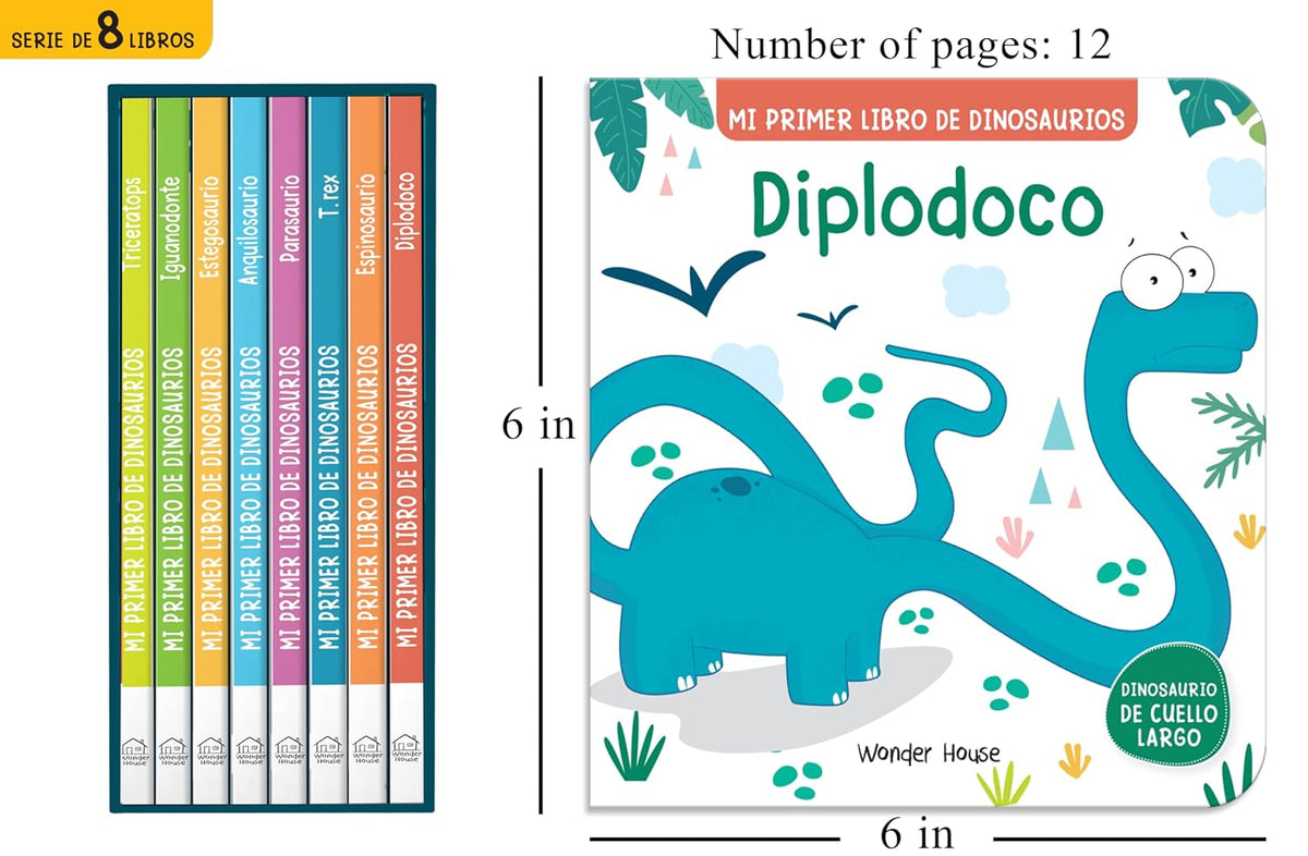 My First Dino Board Book Boxed Set- Mis Primeros Libros de Dinosaurios