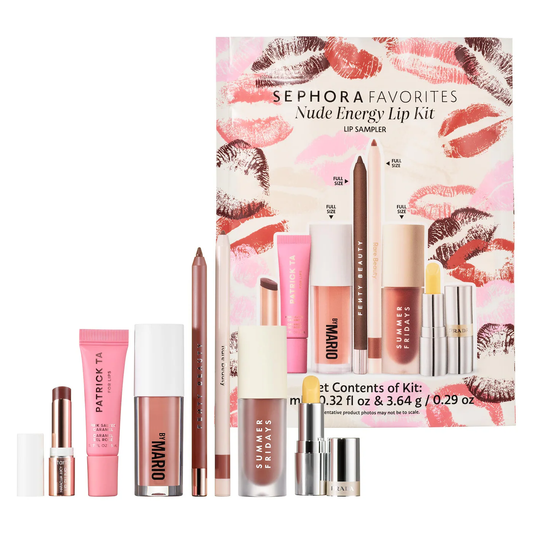 Sephora Favorites Nude Energy Lip Kit Makeup Set