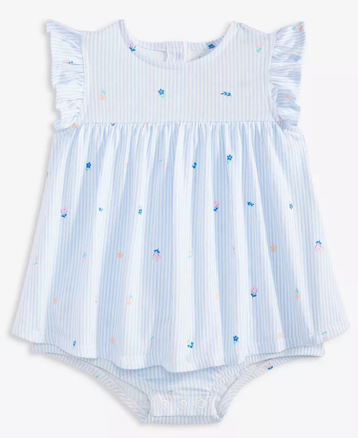 First Impressions Baby Girls' Wildflower Toss Skirted Sunsuit