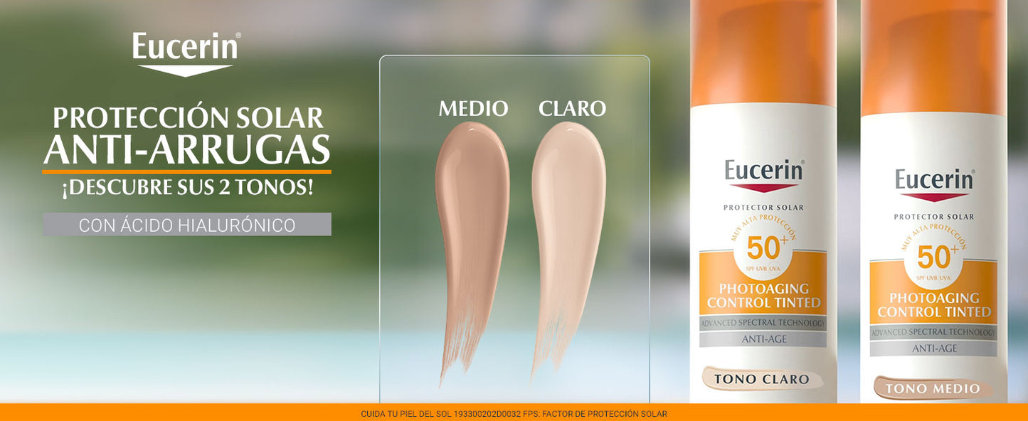 Eucerin sun facial pigment control fps50+ tono claro 50ml