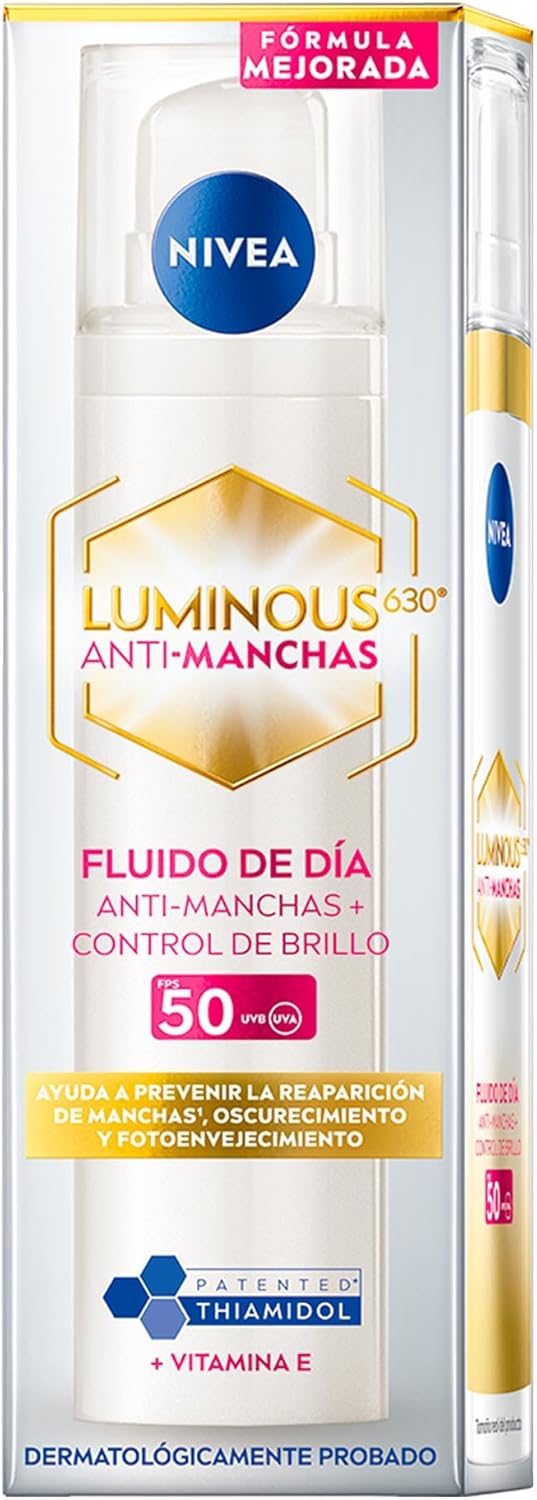 NIVEA Cellular LUMINOUS630 Anti-manchas Fluido Facial Aclarador de Piel FPS50
