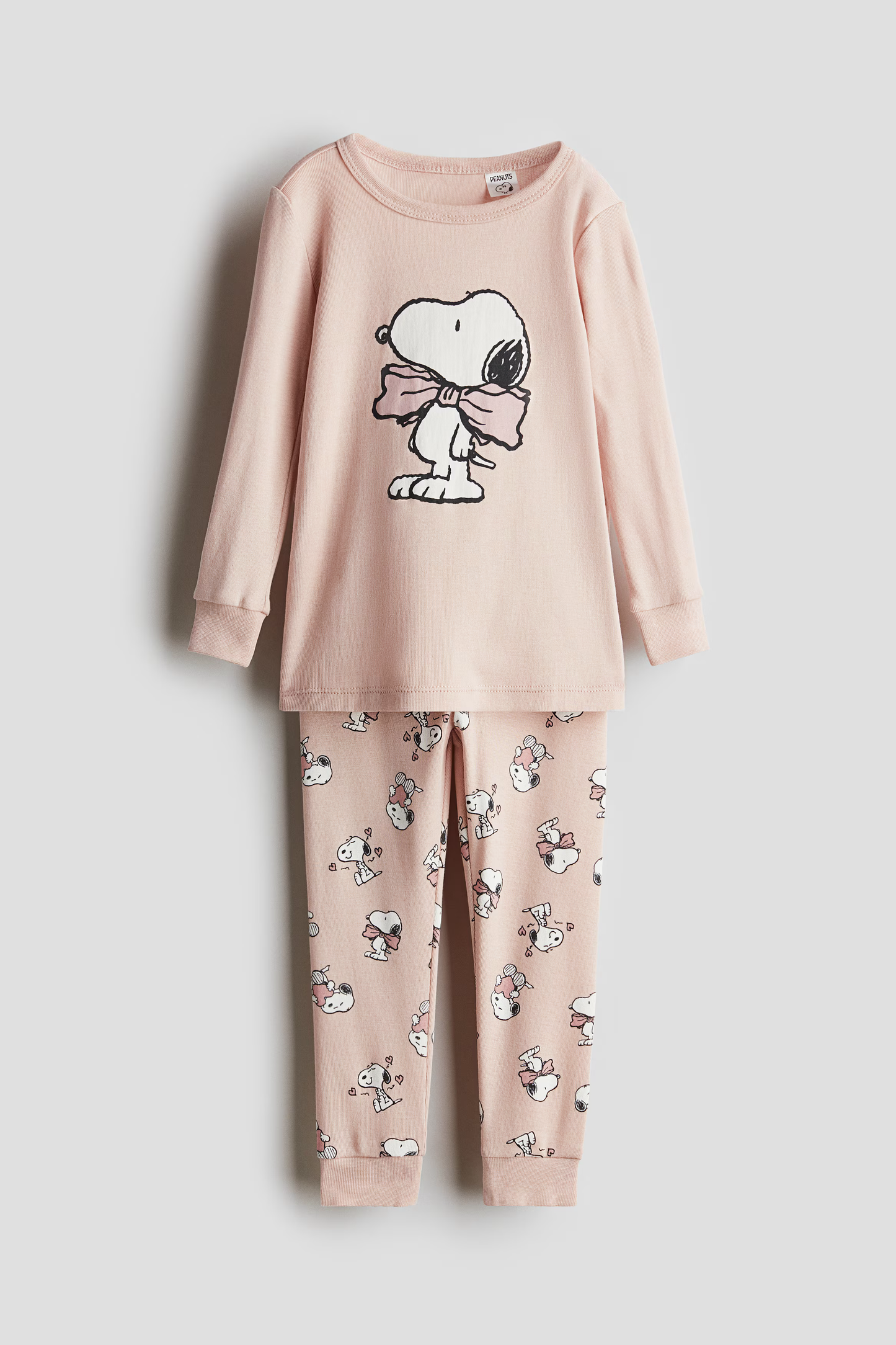 HM SNUG FIT COTTON JERSEY SNOOPY PAJAMAS