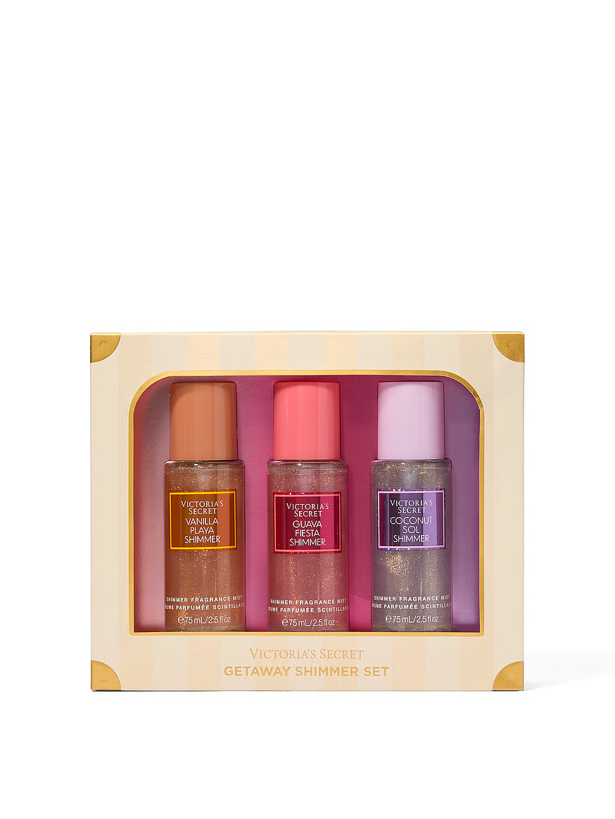 Victoria's Secret 3-Piece Getaway Shimmer Gift Set