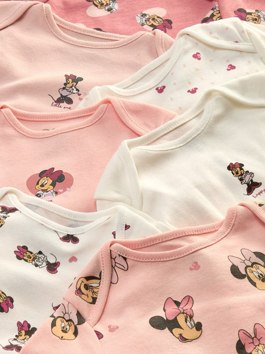 7 Pack Mamelucos Minnie Mouse