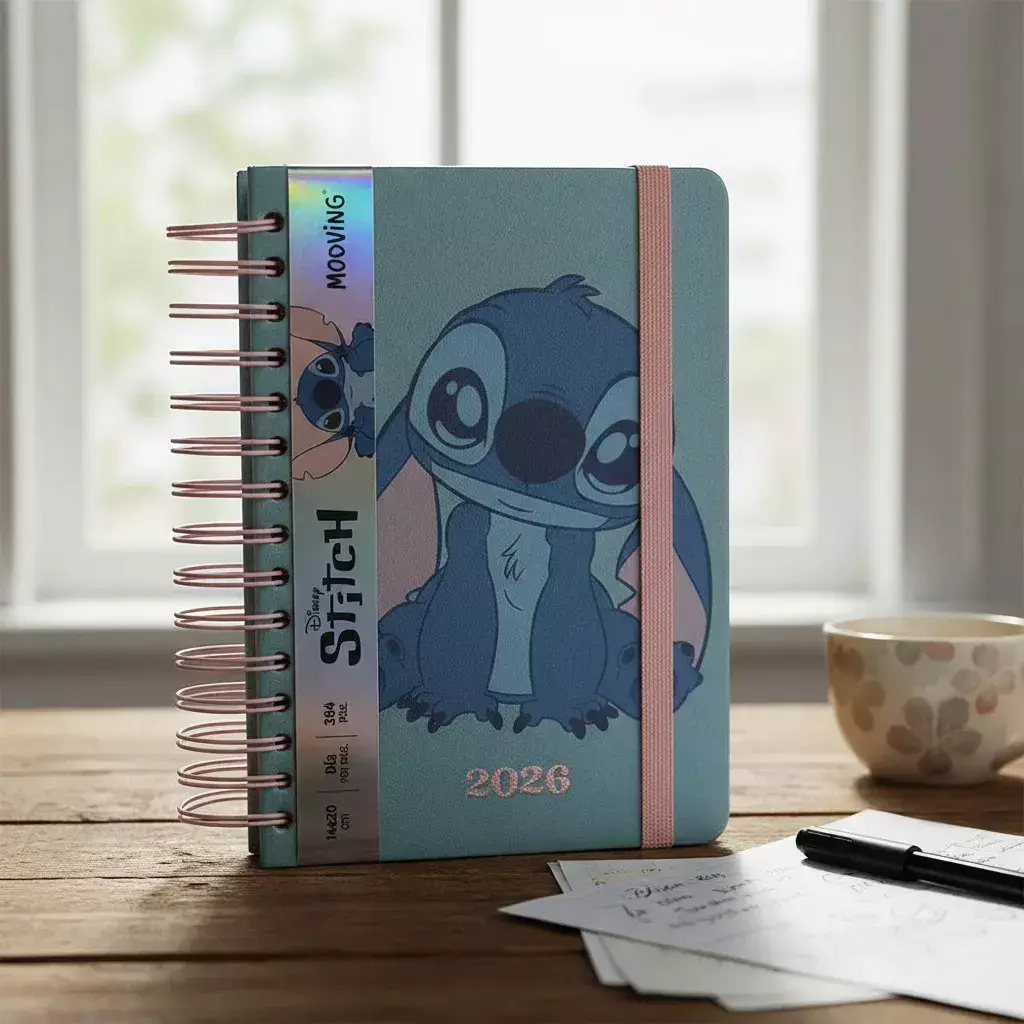 AGENDA 2026 STITCH DIA POR PAGINA BY MOOVING