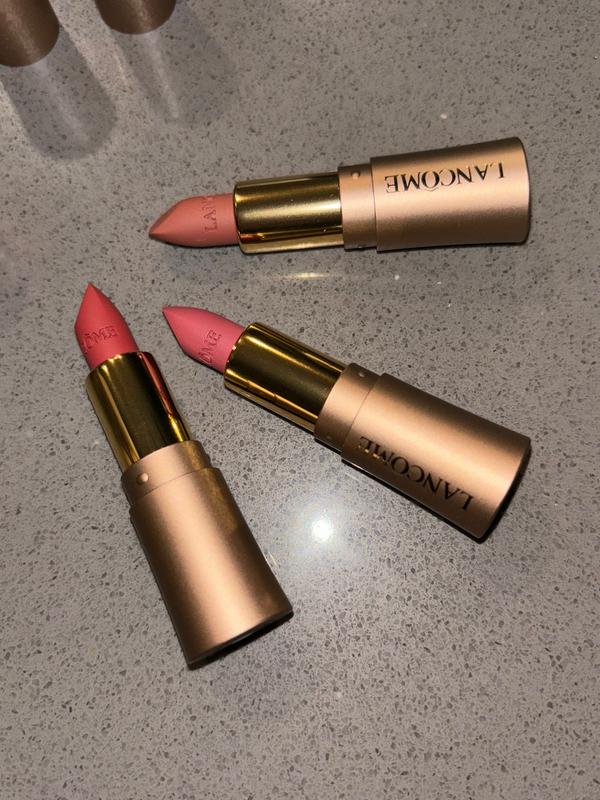 Lancôme 3-Piece L'Absolu Rouge Intimatte Soft Matte Lipstick Trio Gift Set