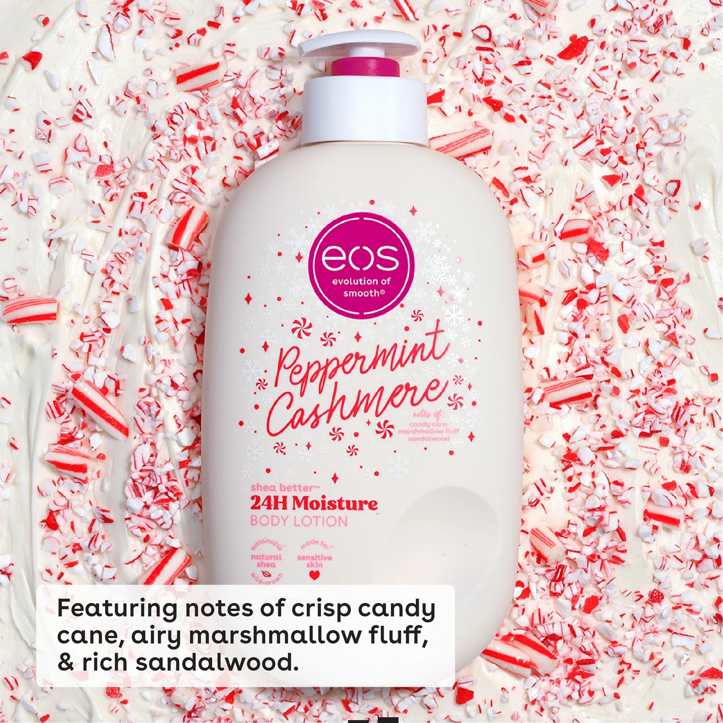 eos Shea Better Body Lotion Peppermint Cashmere