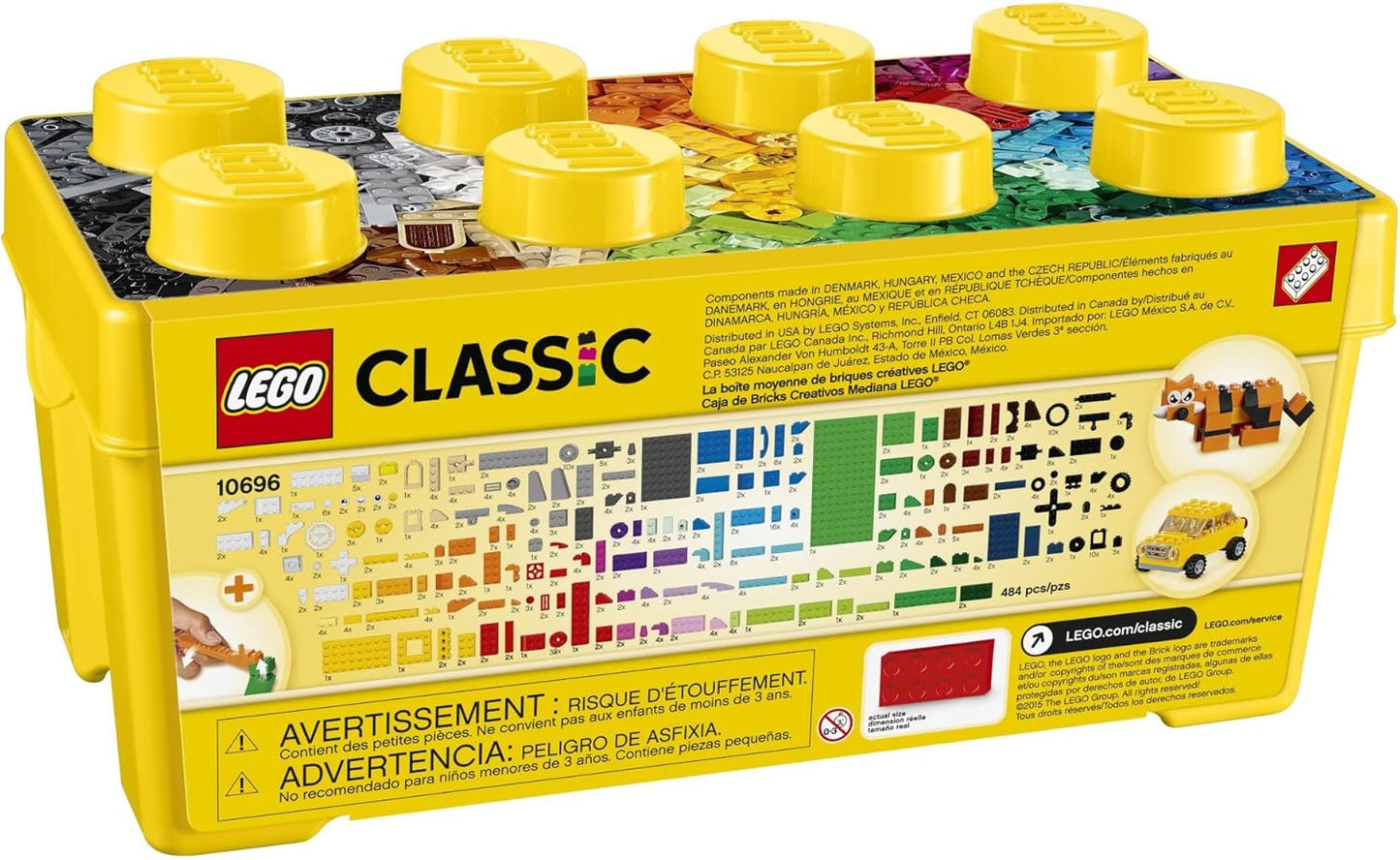 LEGO Classic Medium Creative Brick Box 10696 Building Toy Set -