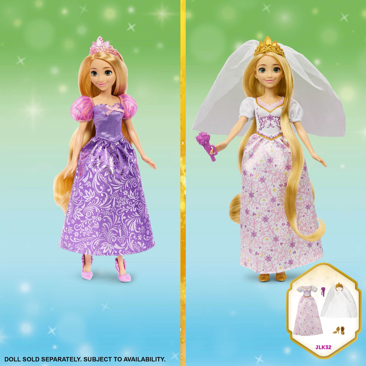 Disney Princess Rapunzel Vestido de Boda  Enredado para Siempre