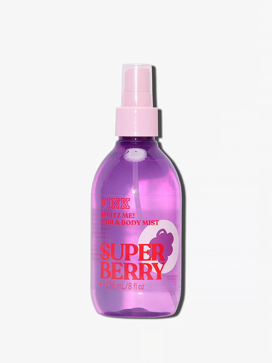 Pink SUPER BERRY Hair & Body Mist