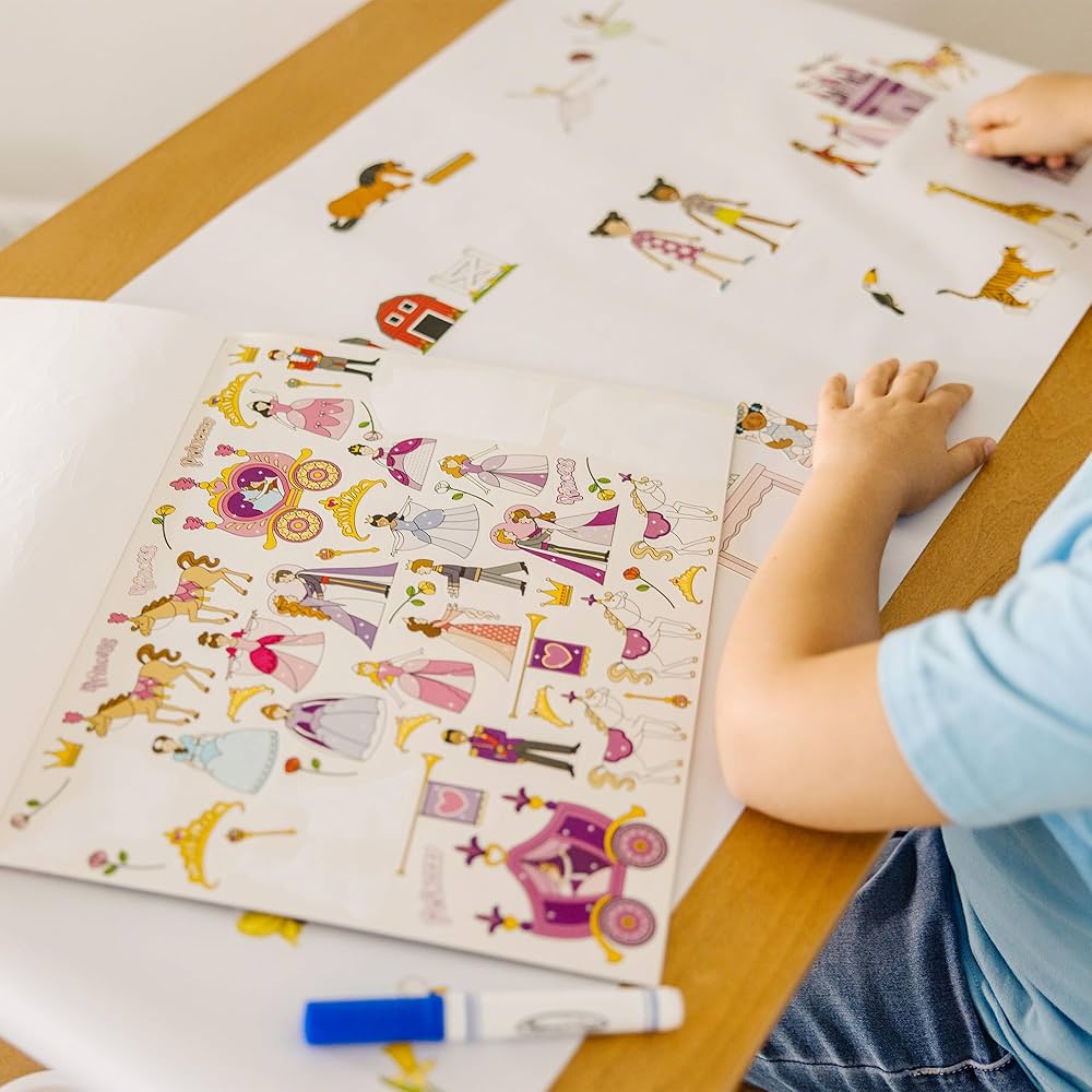 Melissa & Doug Sticker Collection Book: Princesses