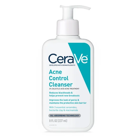 Acne Control Cleanser | Salicylic Acid Treatment | CeraVe
