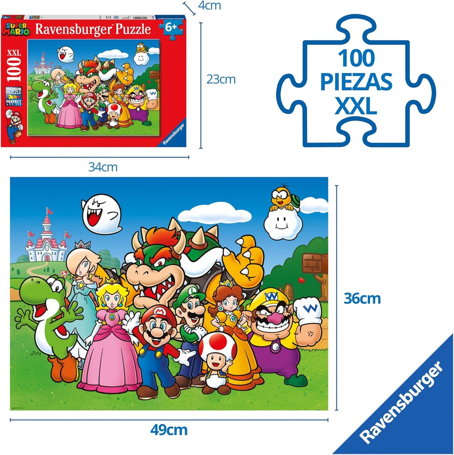 Super Mario - 100 Piece Puzzle