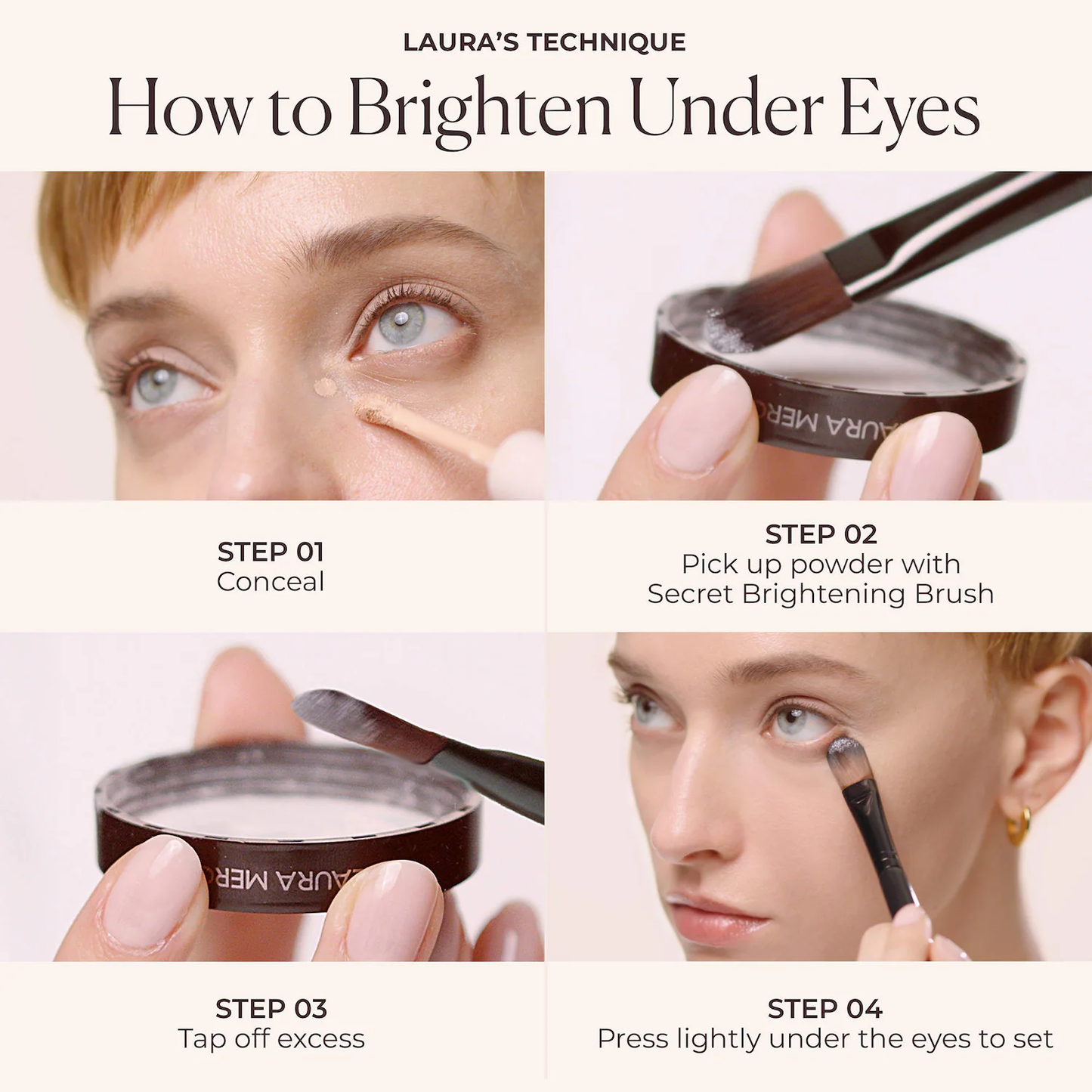 Laura Mercier  Secret Brightening Color Correcting Longwear Under Eye Setting Powder