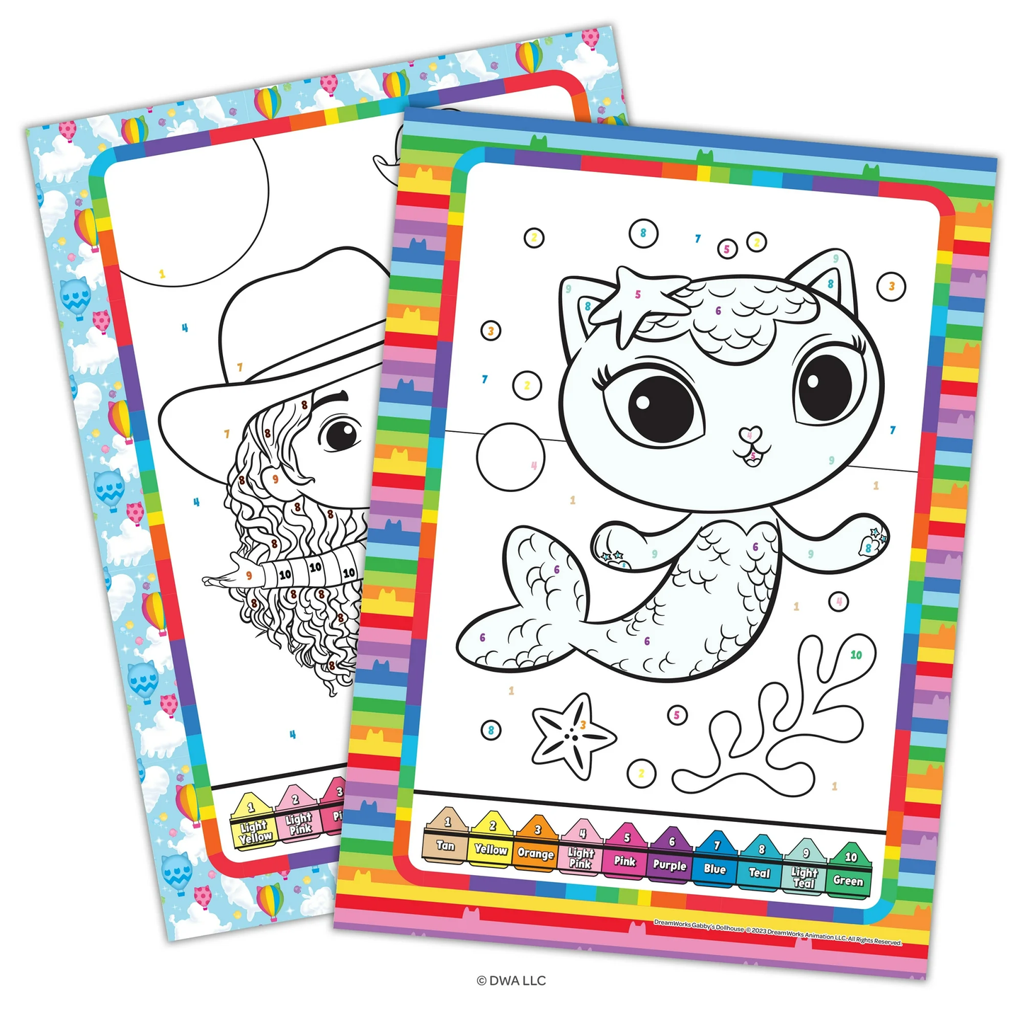 Gabby's Dollhouse Libro para Colorear 5 en 1