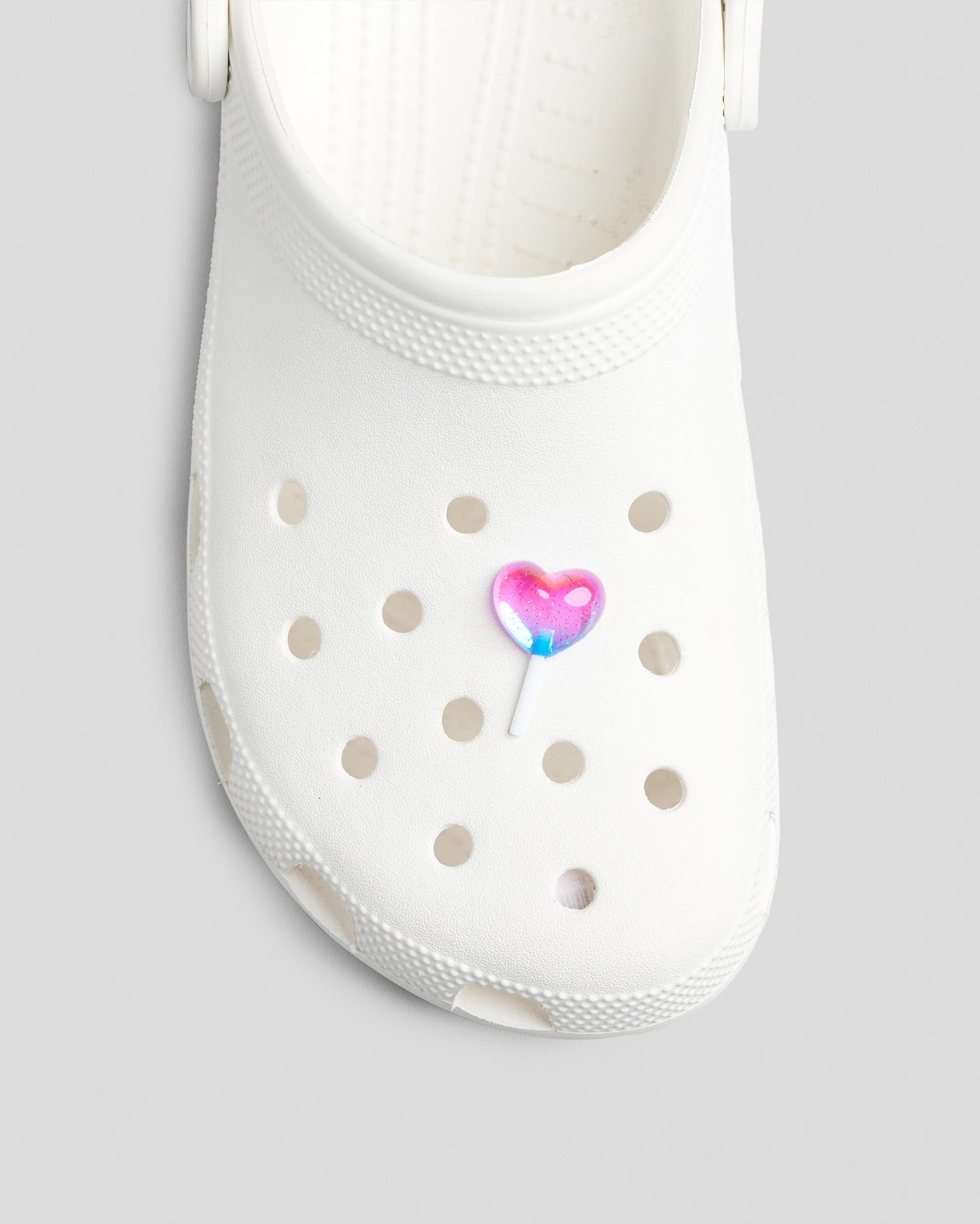 Jelly Heart Lollipop Jibbitz para crocs