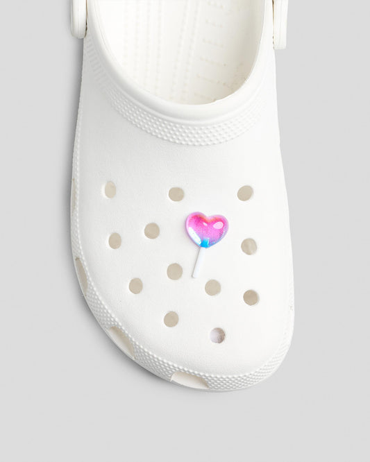 Jelly Heart Lollipop Jibbitz para crocs
