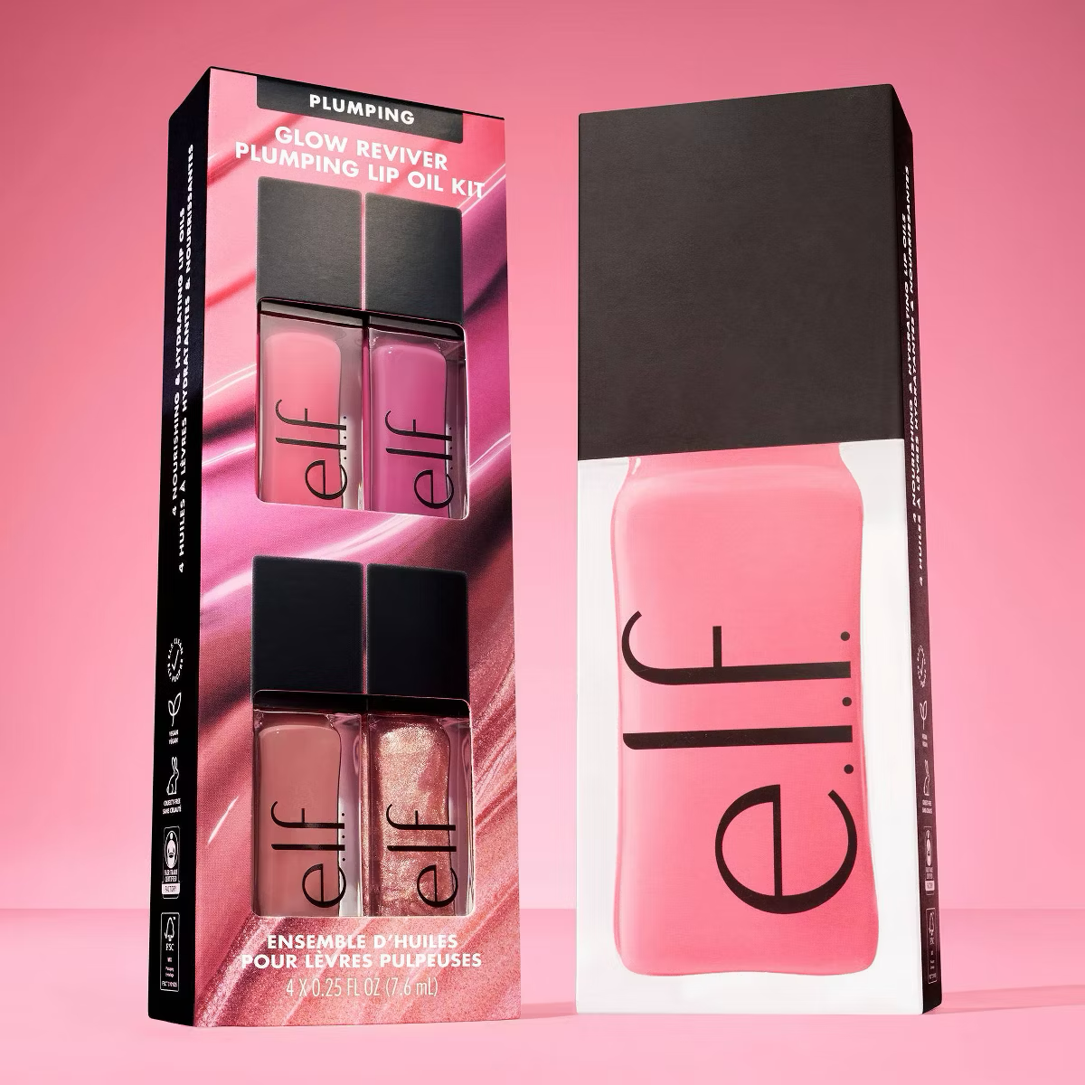 elf Glow Reviver Plumping Lip Oil Gift Set