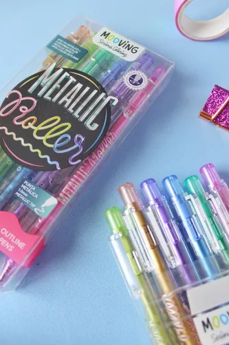 Metallic Roller Pens by Mooving x6