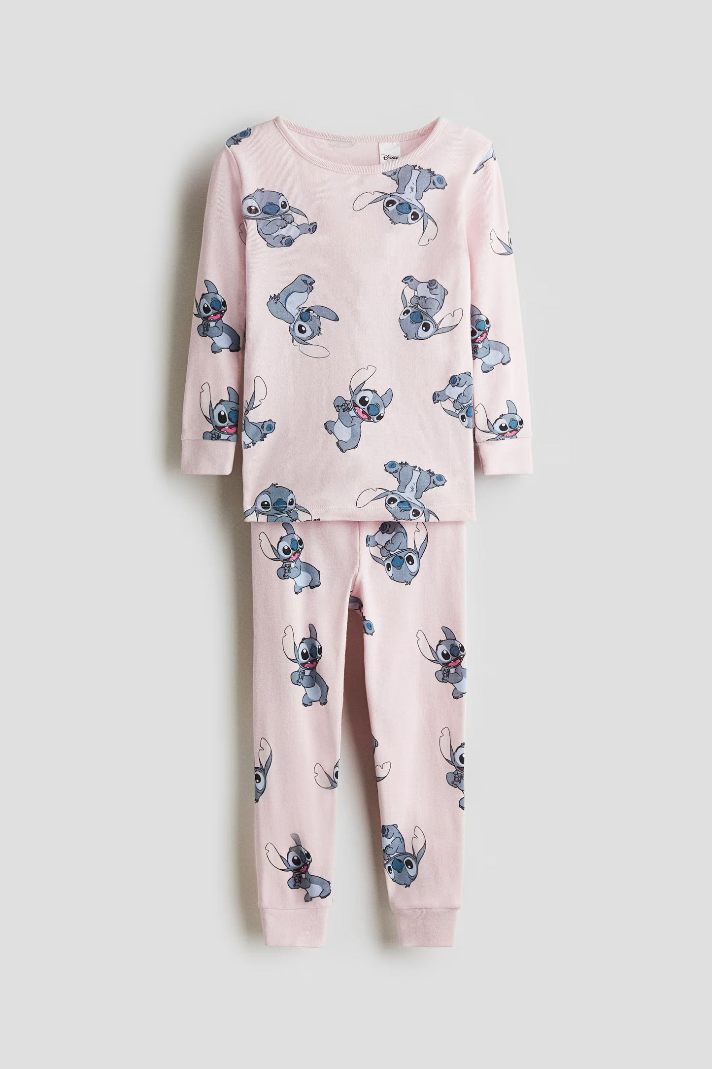 HM STITCH SNUG FIT COTTON JERSEY PAJAMAS