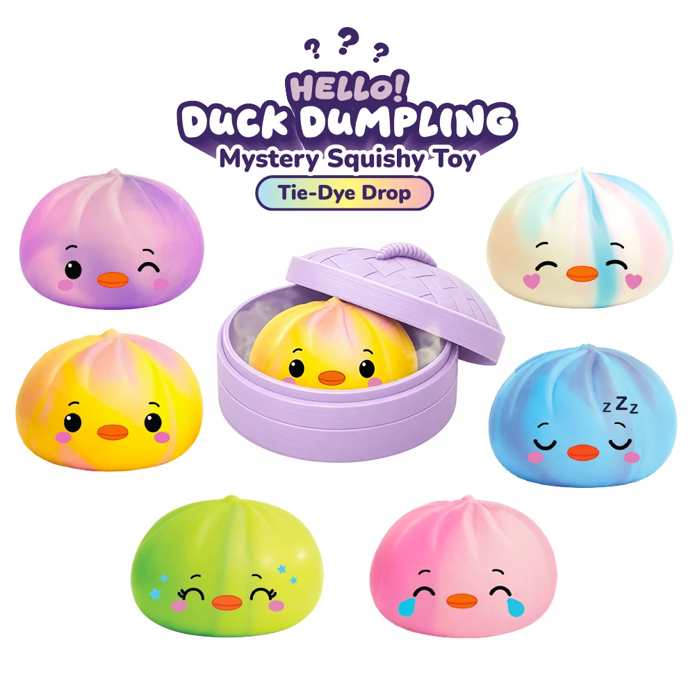 Hello Duck Dumpling - Tie-Dye Sugar Filling Large Squishy