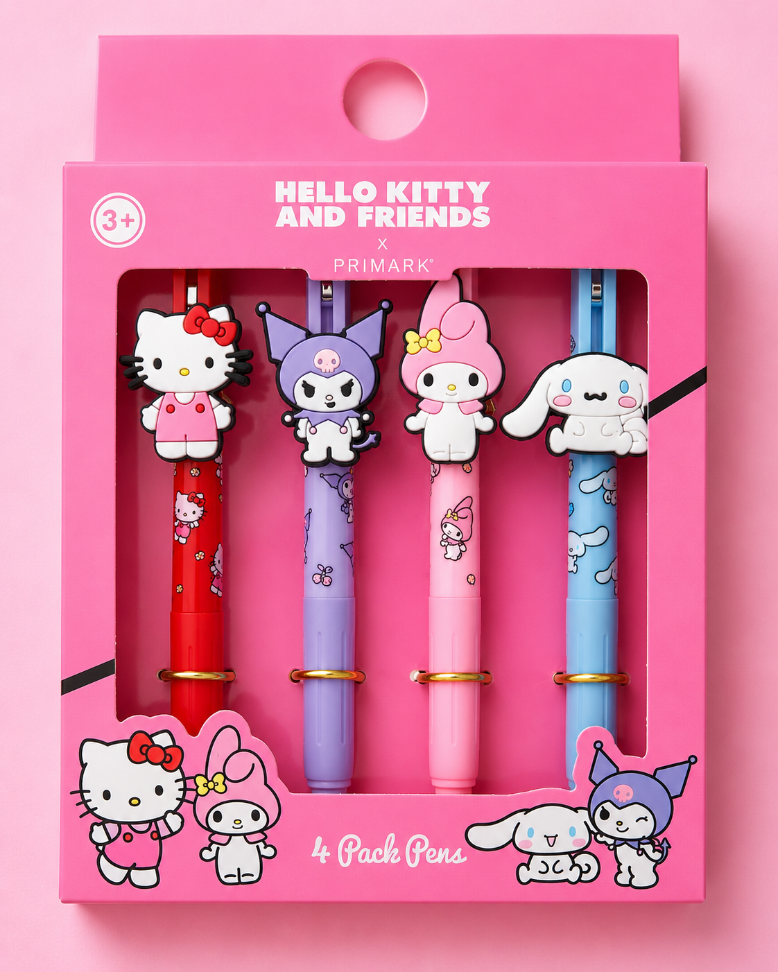 Set de 4 Lápices Hello Kitty and friends