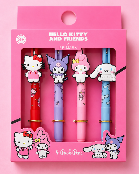 Set de 4 Lápices Hello Kitty and friends