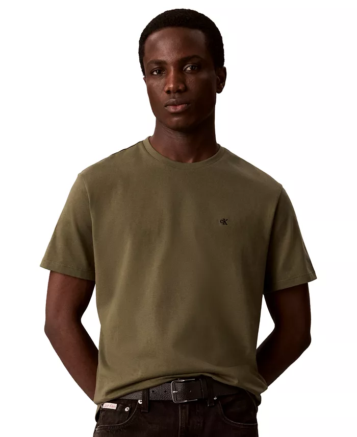 Calvin Klein Men's T-Shirt Verde Olivo