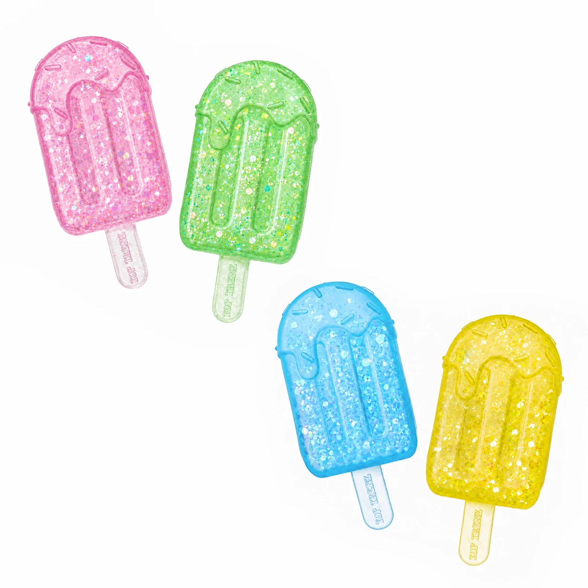Super Duper Sugar Squisher – Sticky Glitter Mini Ice Pops 2-Pack