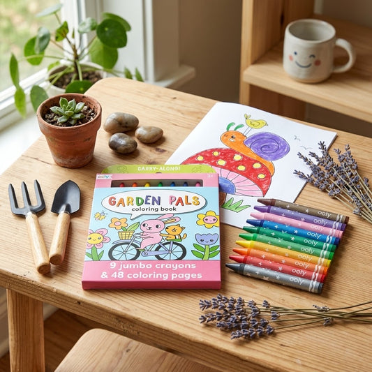 Garden Pals🌷🐰🌸 Coloring Book