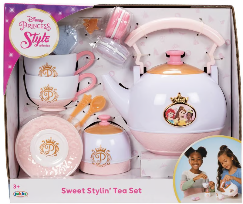 Disney Princess Sweet Stylin' 7-Piece Tea Set