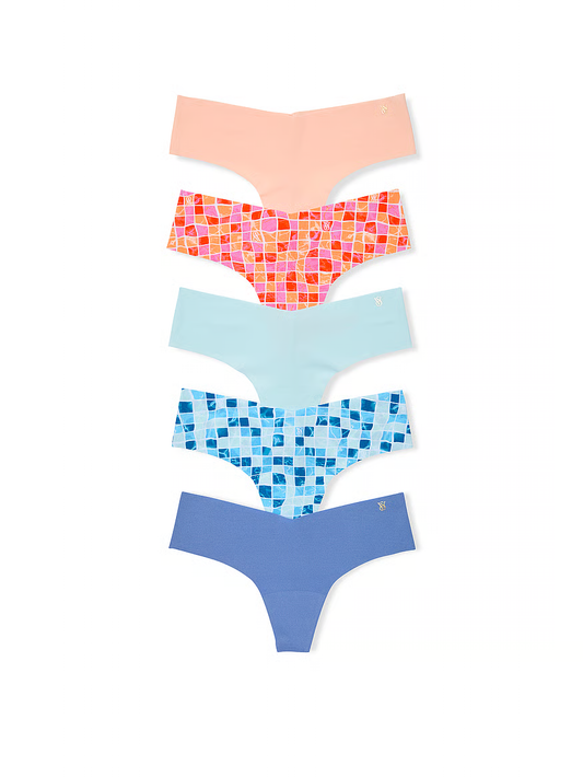 Victoria's Secret 5-Pack No-Show Thong Panties