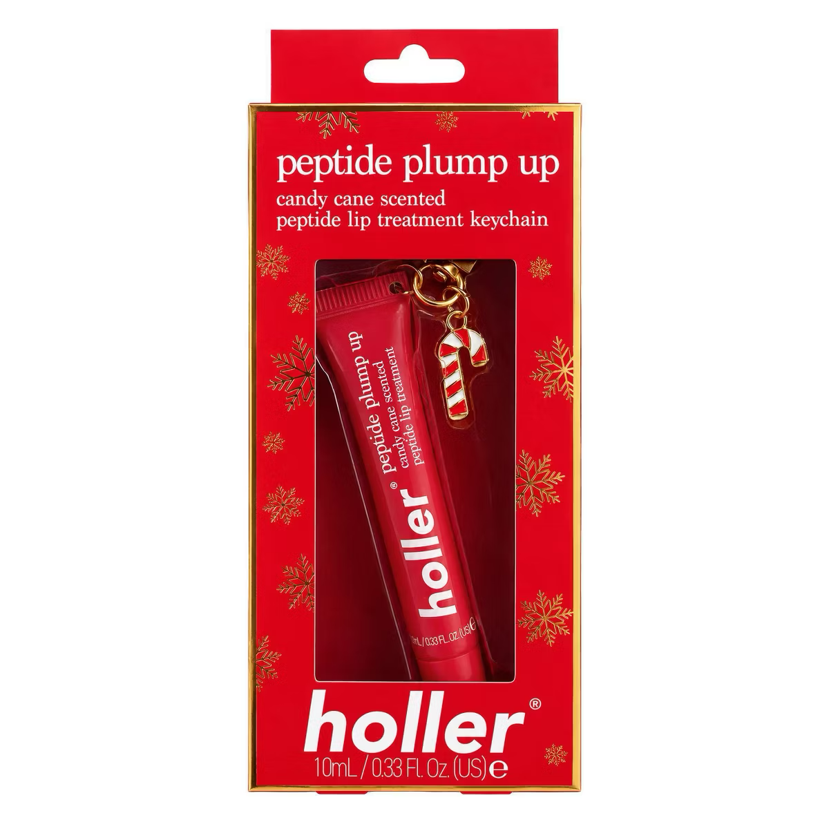 Holler and Glow Peptide Plump Up Lip Serum - Candy Cane