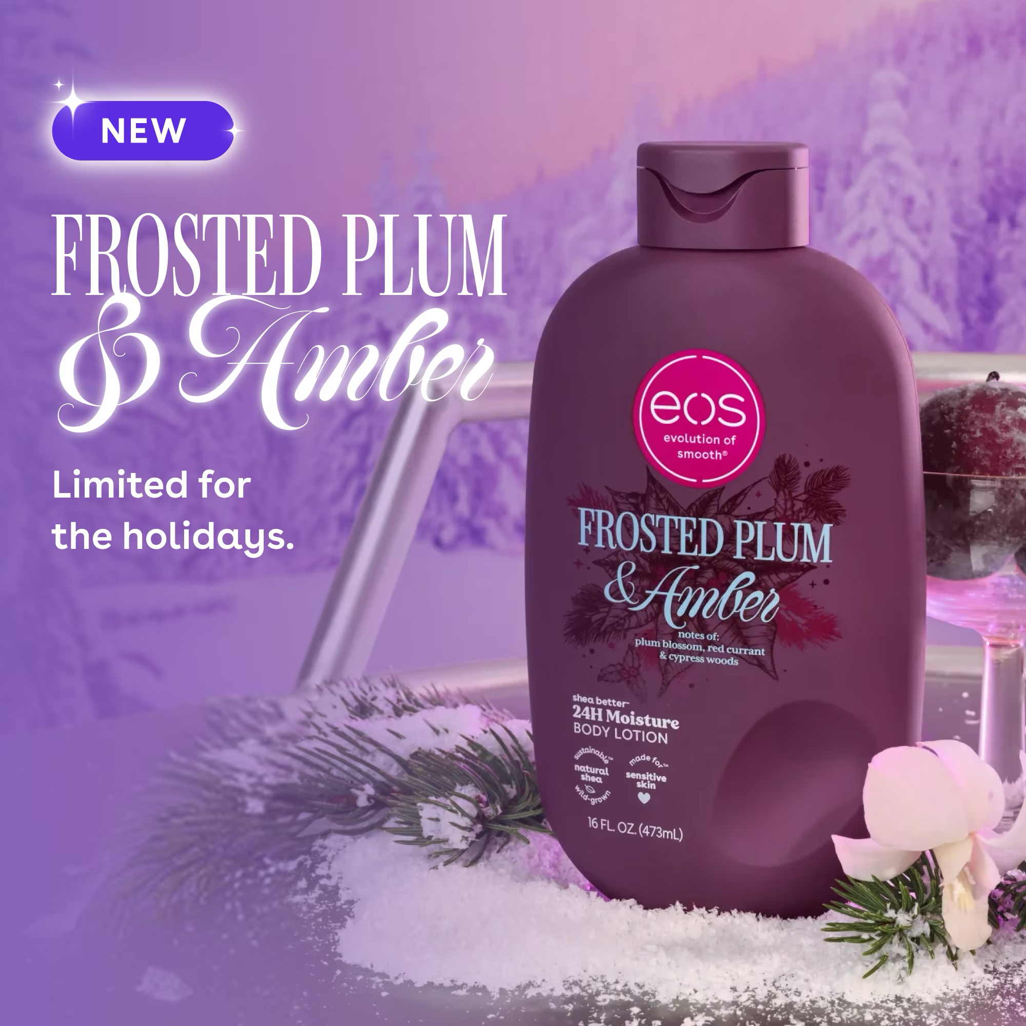 eos Shea Better Body Lotion Frosted Plum & Amber – COCO.HN