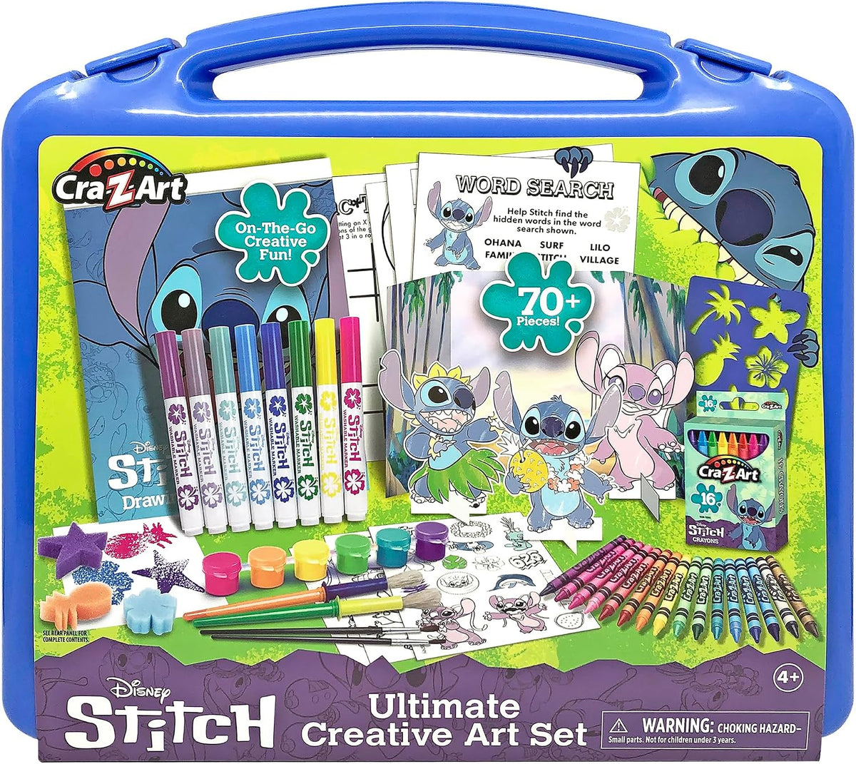 Disney Stitch Kids Ultimate Creative Activity Arts & Crafts Case