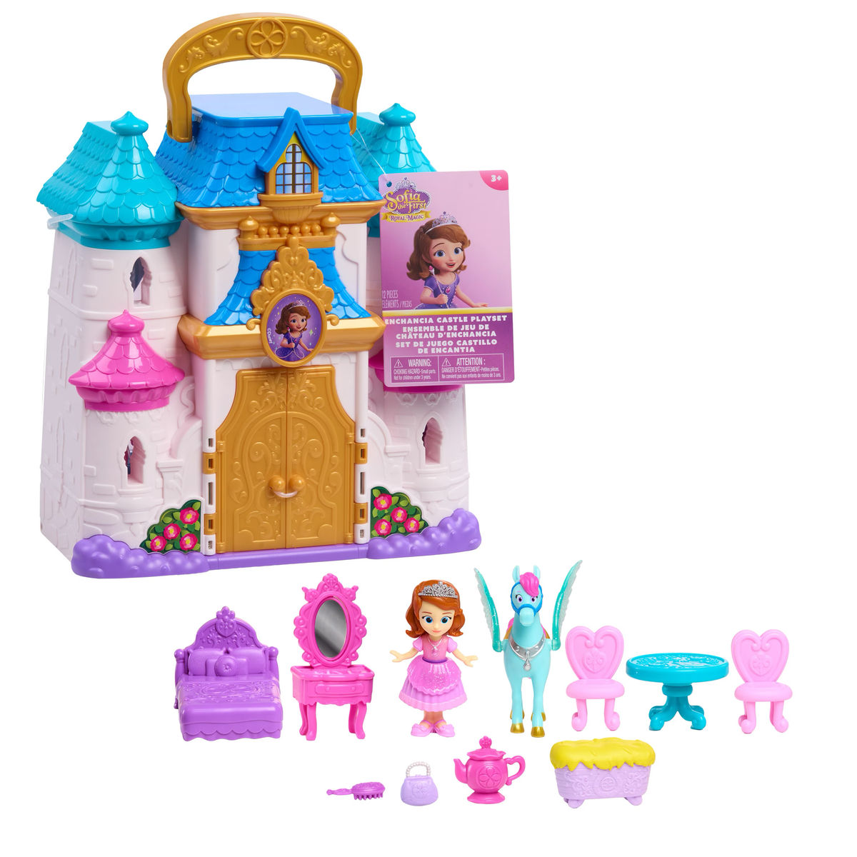 Disney Jr. Sofia the First Castle Playset with Figures & Accessories