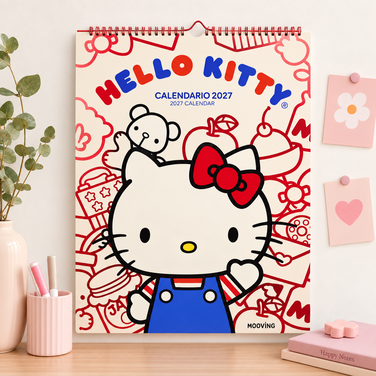 Calendario de Pared Hello Kitty 2027