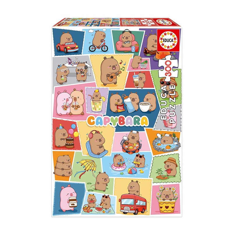 Educa - Rompecabezas de capibaras 300PCS
