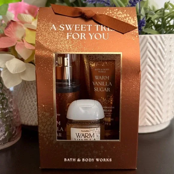 Bath&BodyWorks Set para regalo 3pc Warm Vanilla Sugar