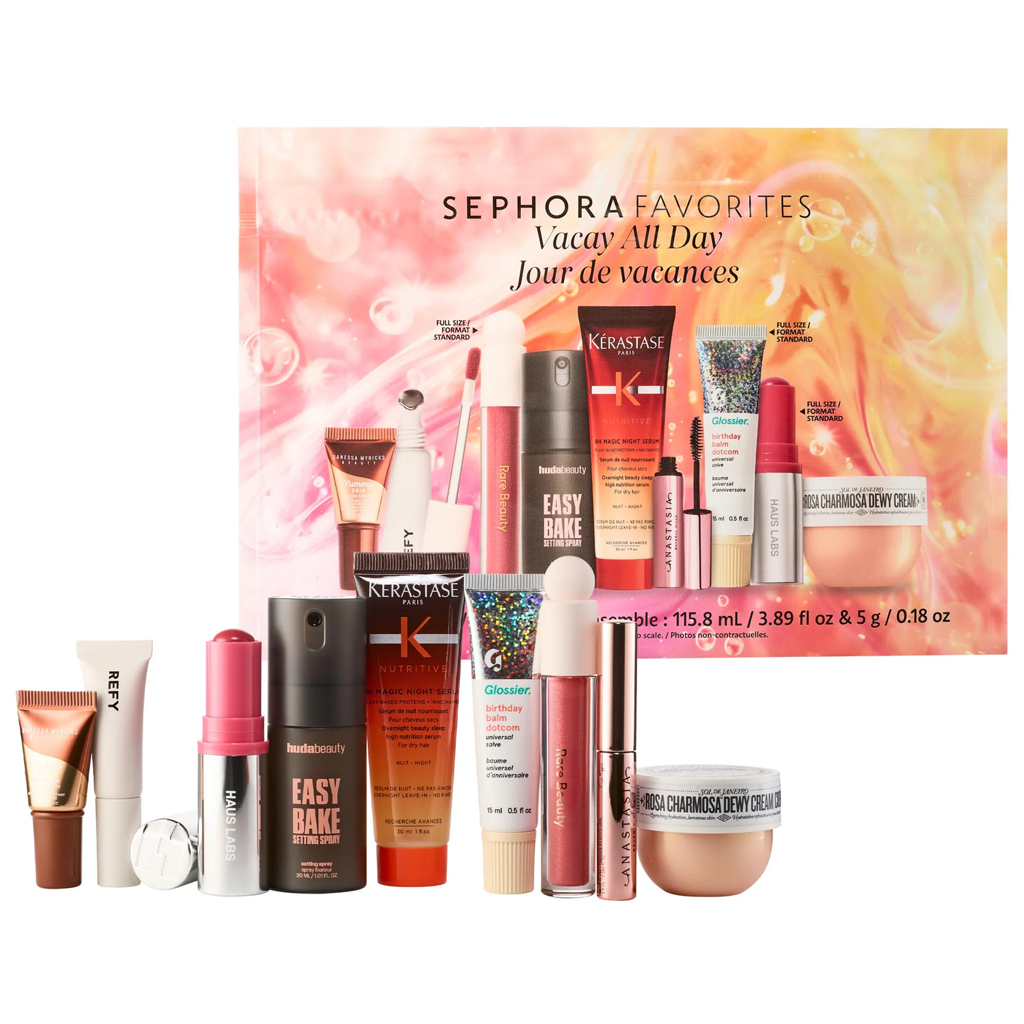 Sephora Favorites Vacay All Day Makeup and Skincare Value Set