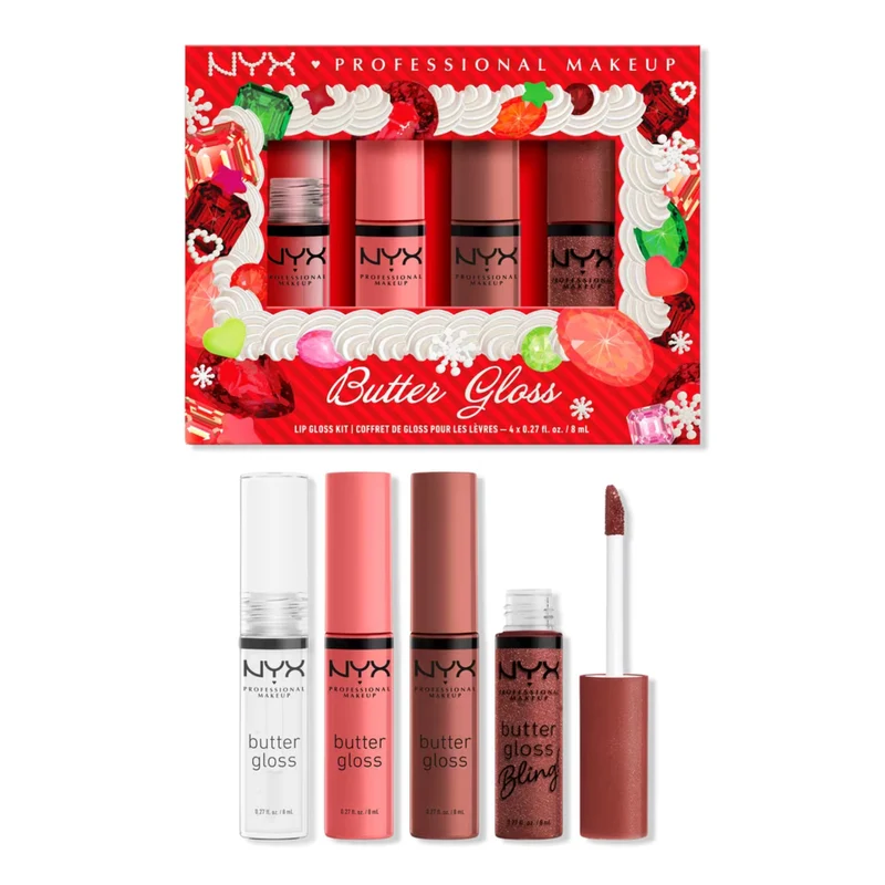 NYX Professional Makeup Butter Gloss Lip Gloss Kit Limited Edition