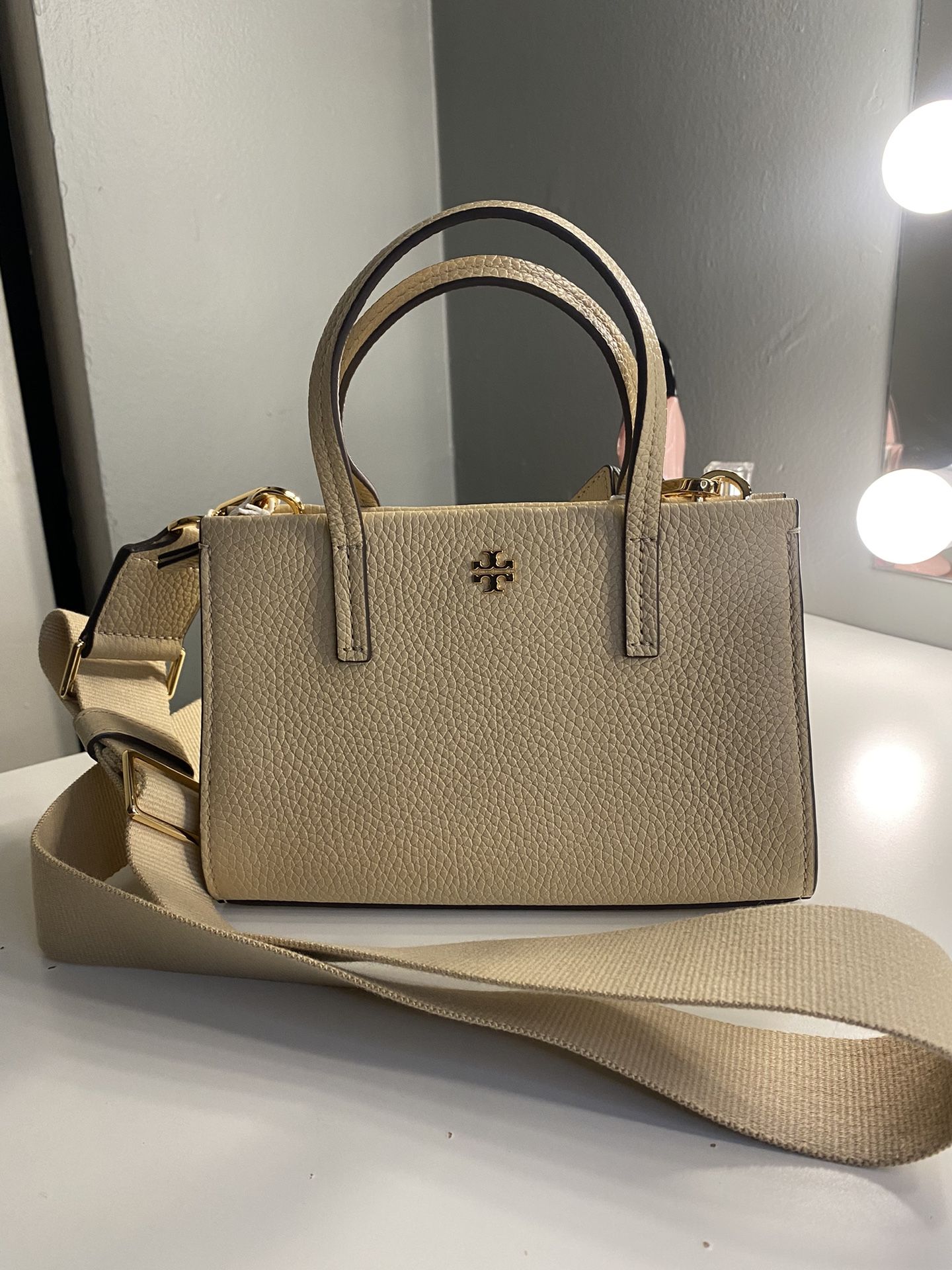 Tory Burch Blake Mini Tote New Ivory Crossbody