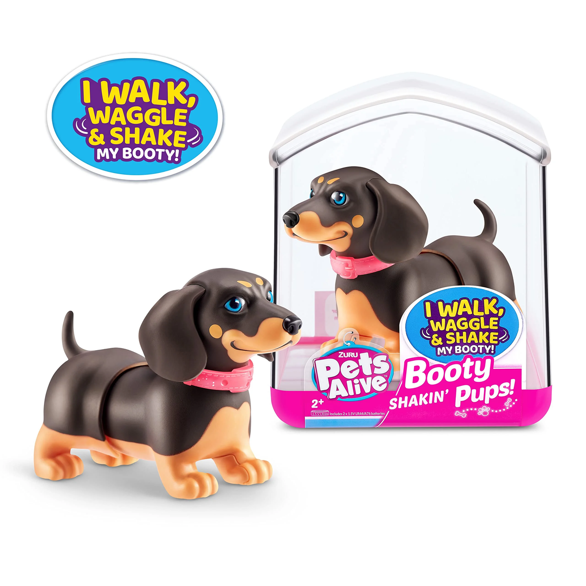 Pets Alive Booty Shakin' Pups- Dachshund