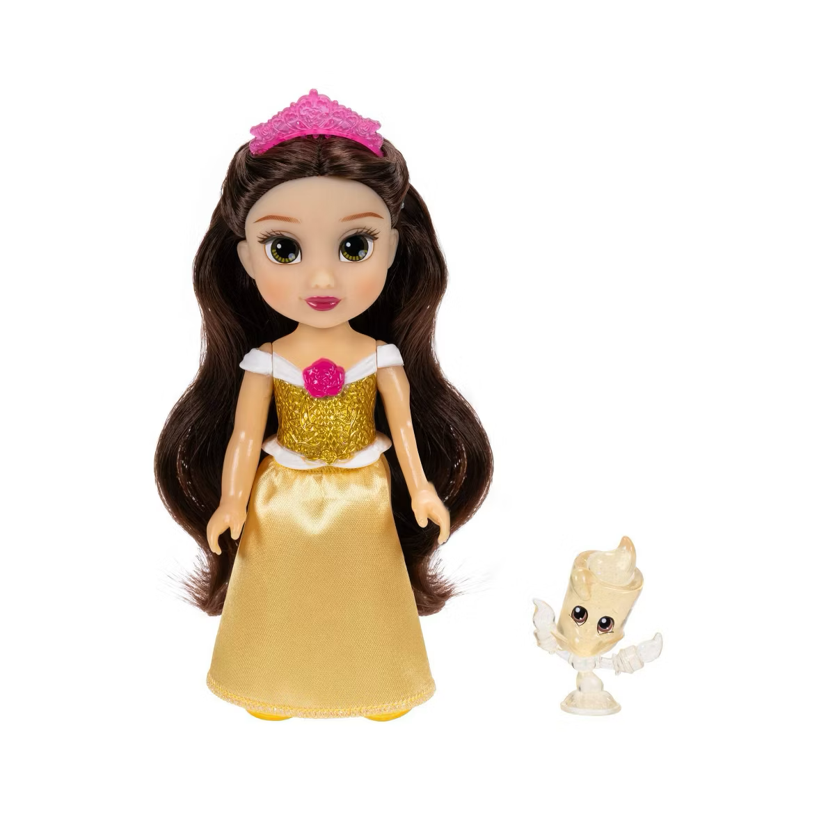 Disney Princess 6" Petite Belle Fashion Doll + Lumiere Toy
