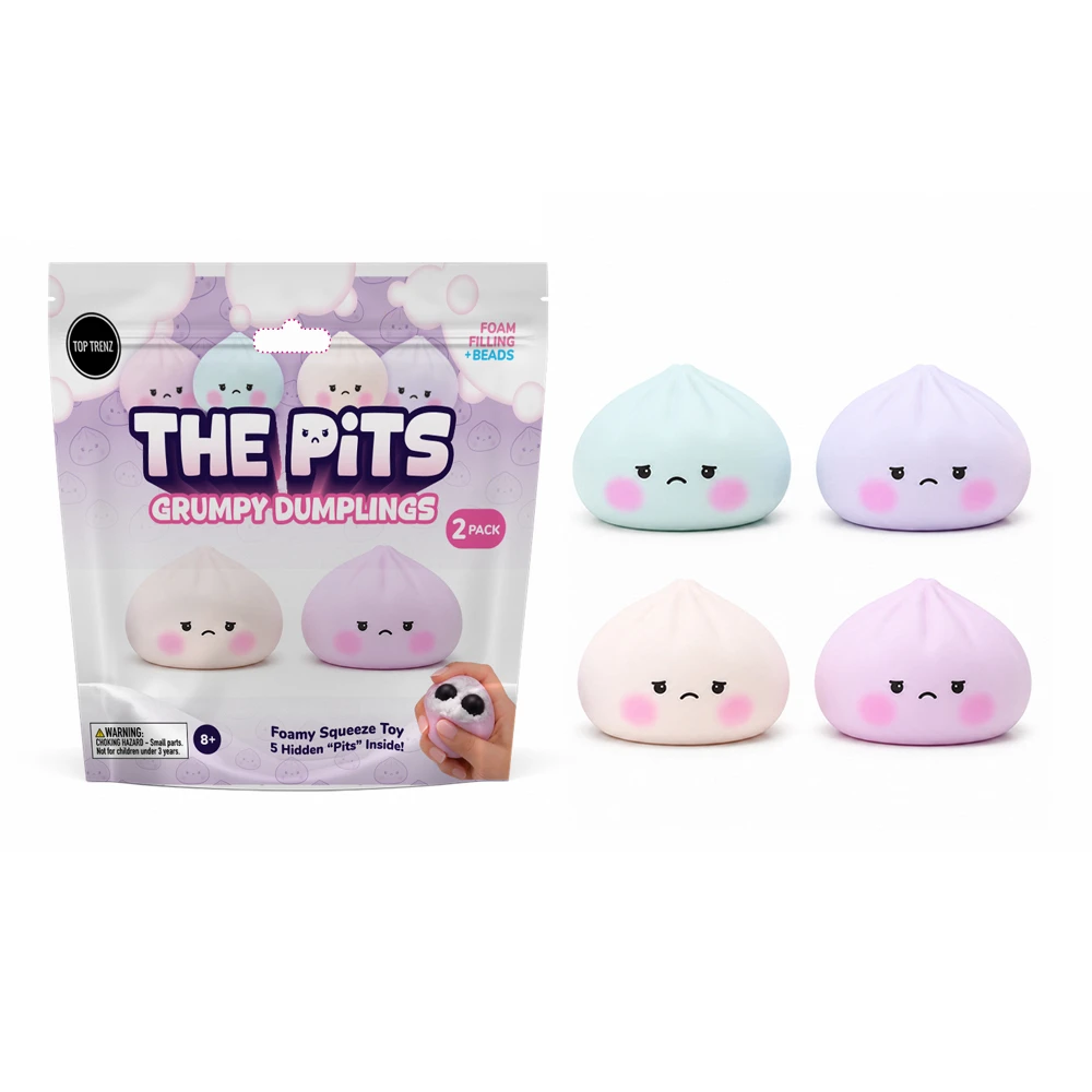 The Pits – Grumpy Dumpling Edition Squishy 2pk