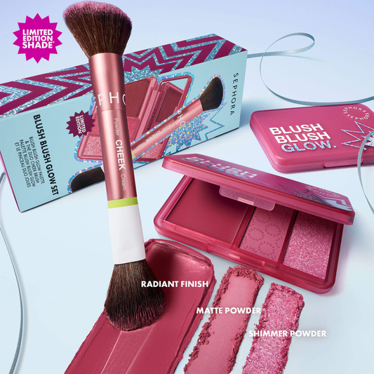 SEPHORA COLLECTION Blush Blush Glow Cheek Palette & Brush Set