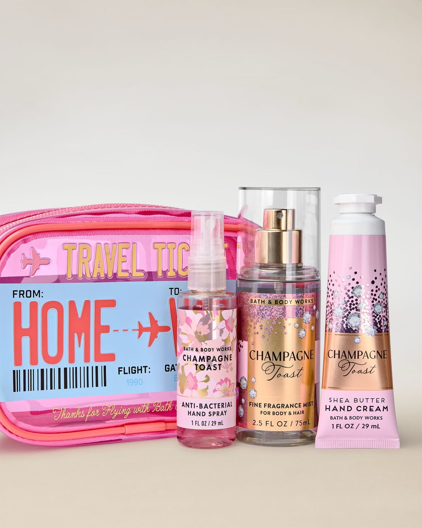 Champagne Toast Travel Kit