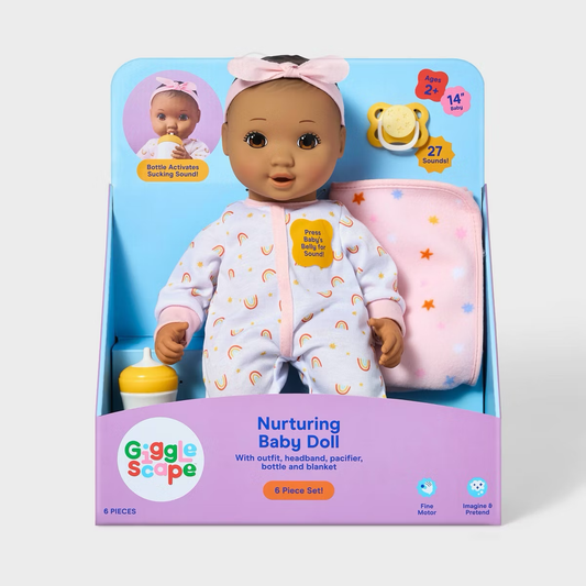 14" Nurturing Baby Doll Gigglescape