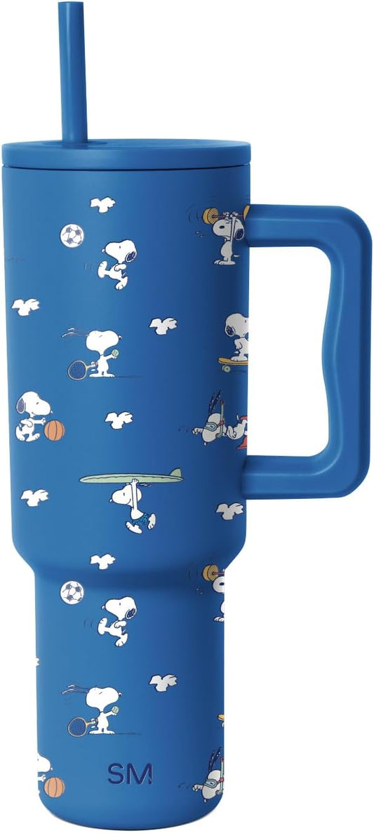 Simple Modern Snoopy 40 oz Tumbler with Handle and Straw Lid